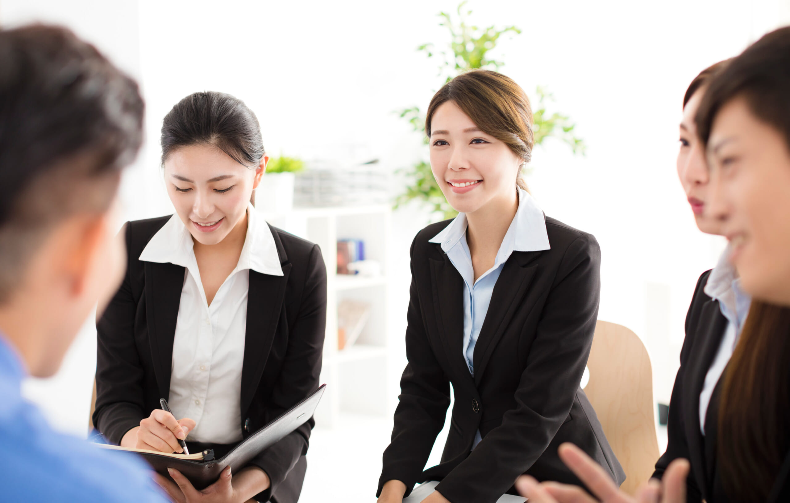 Business People Corporate Communication Meeting in office